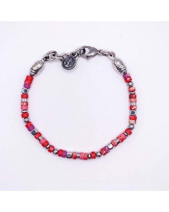 Portonovo - Bracciale Rosso Camoflage