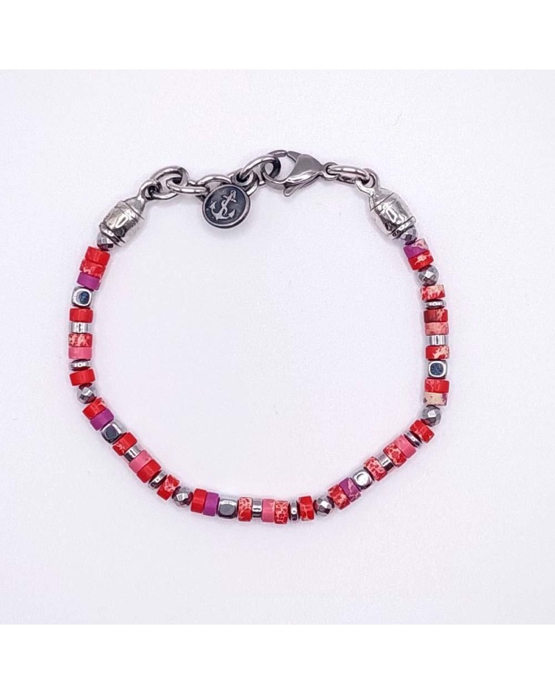 Portonovo - Bracciale Rosso Camoflage