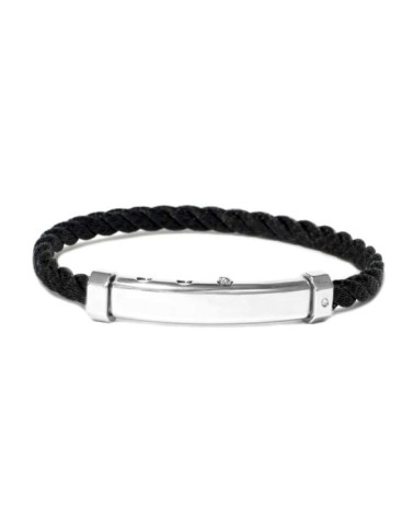 Borsari - Bracciale Corda con diamante br-corda06