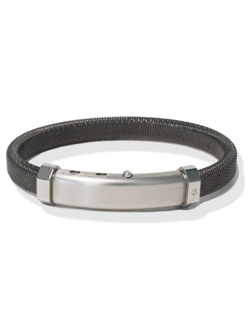 Borsari - Bracciale Corda con diamante brstau23