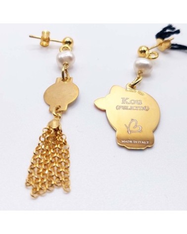 LeBD'or - Orecchini Kokeshi Kou "Felicità"