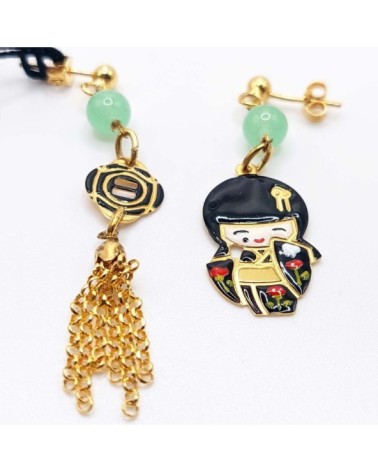 LeBD'or - Orecchini Kokeshi Ryoko "Scintillante"