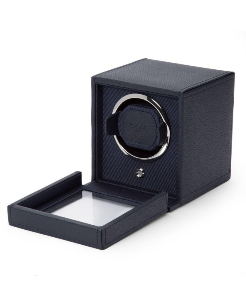 Wolf - Cub Watch Winder Blue