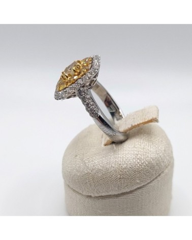 Massimo Raiteri - Anello Diamante Fancy GIA