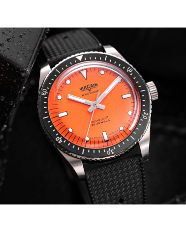 Vulcain - Skindiver Nautique Orange 660170A67.BHM286