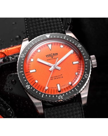 Vulcain - Skindiver Nautique Orange 660170A67.BHM286