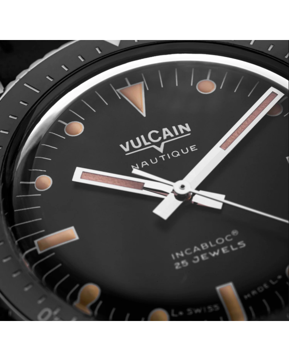 Vulcain - Skindiver Nautique Black 660170A07.BHM286