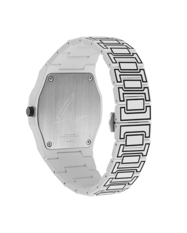 D1 Milano - White Sketch 40.5mm PCBJ34