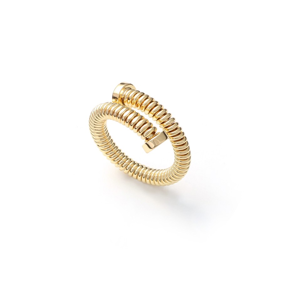UNOAERRE - Anello Chiodo dorato 2575