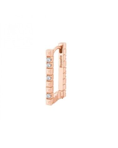 Rosato - Orecchino rettangolo RZCU64
