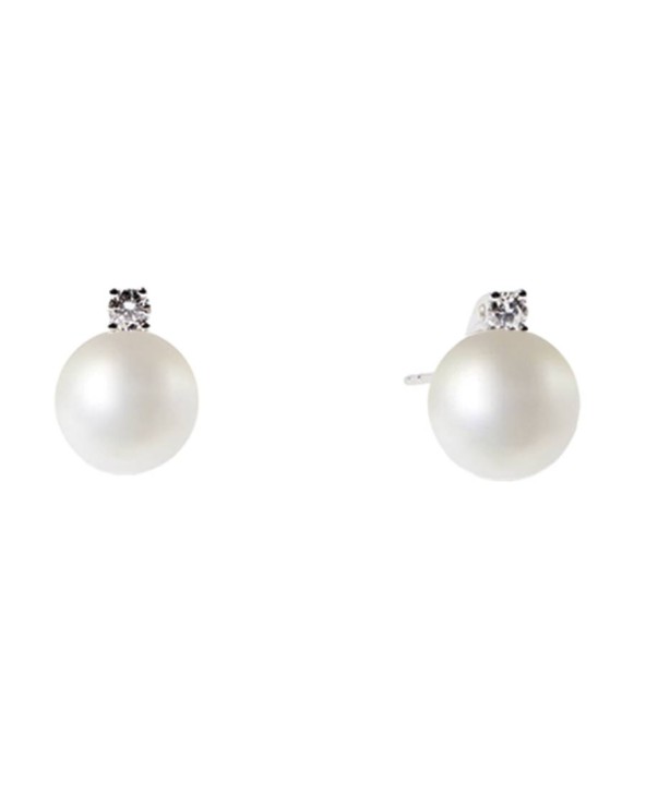 DonnaOro - Orecchini perle con diamante DHOP7373.003