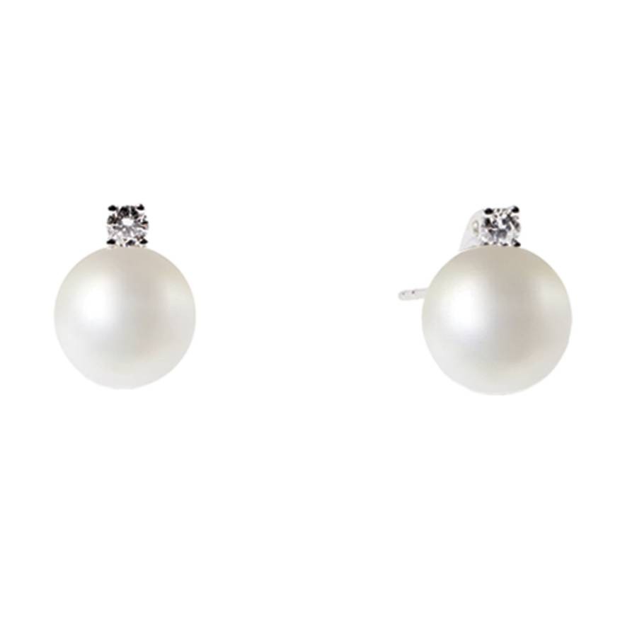 DonnaOro - Orecchini perle con diamante DHOP7375.004