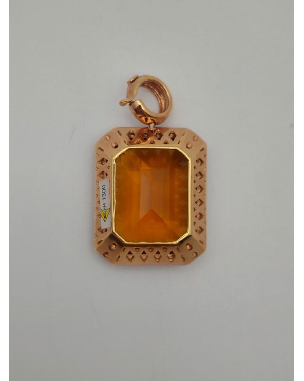 Gioielleria Cerbai - Pendente in oro con topazio