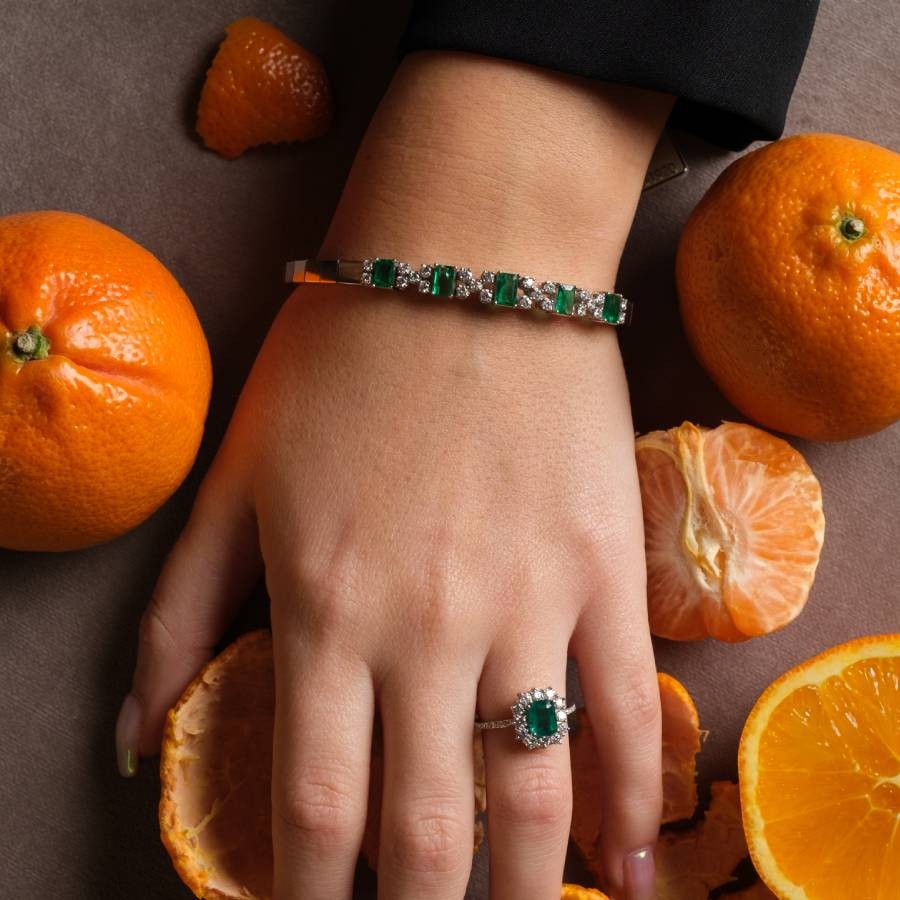 Gioielleria Cerbai - Bracciale Smeraldi