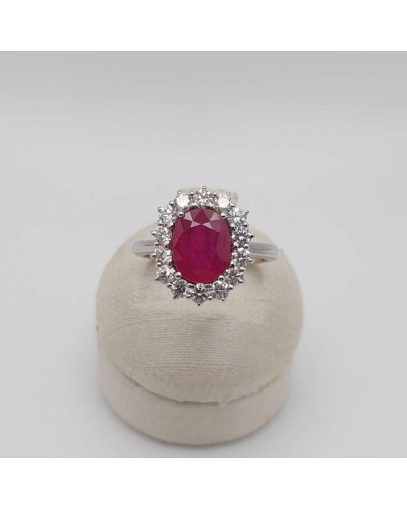 Gioielleria Cerbai - Anello Rubino 2.67ct