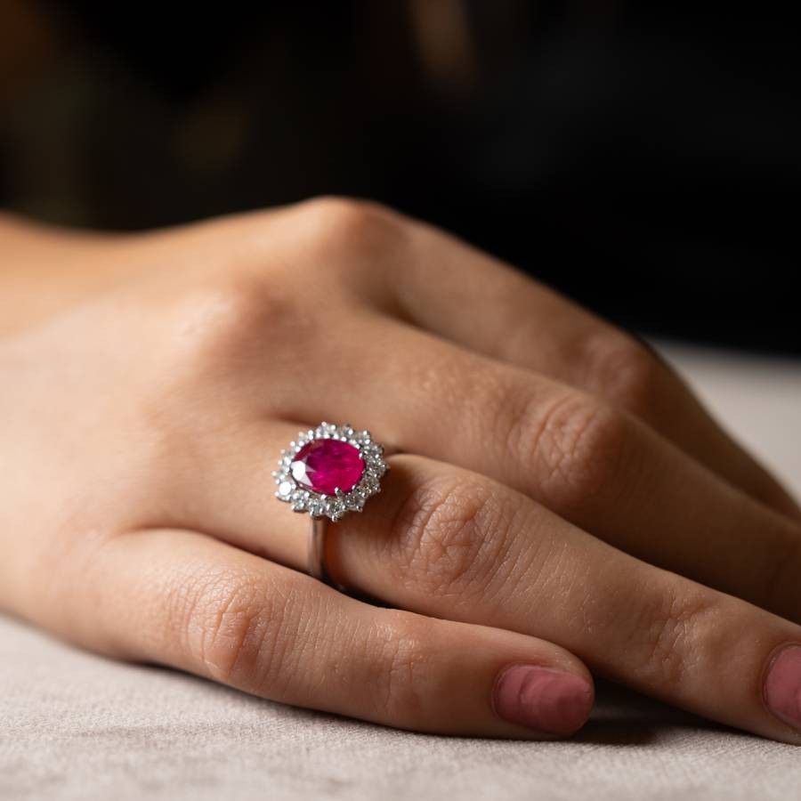 Gioielleria Cerbai - Anello Rubino 2.67ct