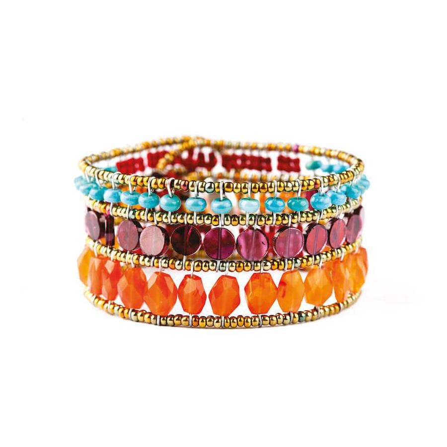 Ziio - Bracciale Snake Orange