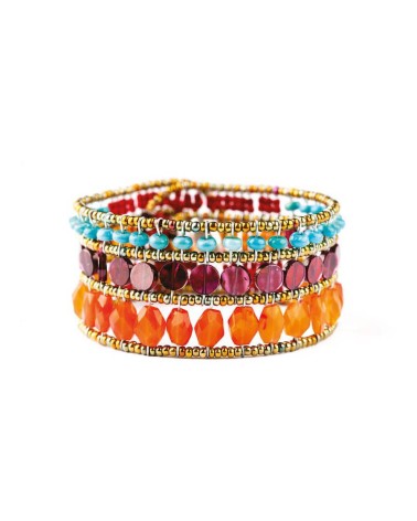 Ziio - Bracciale Snake Orange