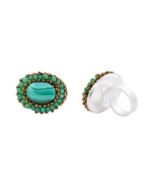 Ziio - Anello Penelope Malachite