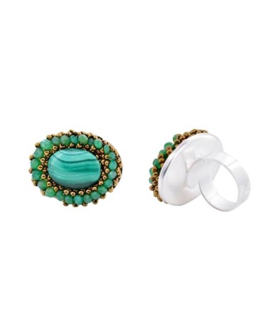 Ziio - Anello Penelope Malachite