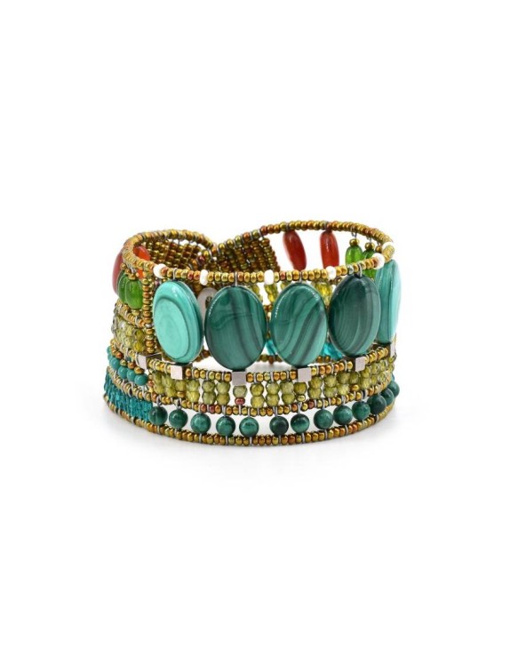 Ziio - Bracciale Goiaba Malachite