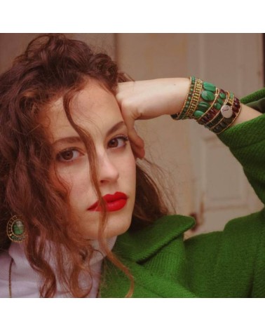 Ziio - Bracciale Goiaba Malachite