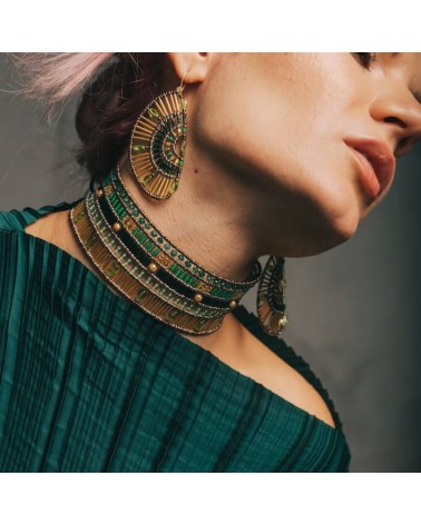 Ziio - Choker Bombay Green