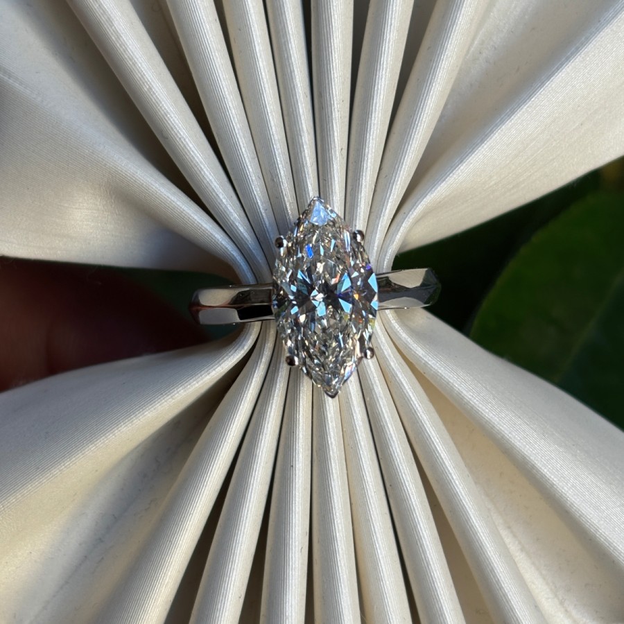 Gioielleria Cerbai - Solitario Marquise 3.18ct Lab Grown