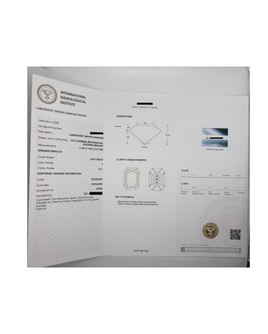 Gioielleria Cerbai - Solitario Smeraldo 4.09ct Lab Grown