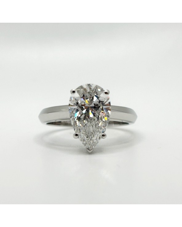 Gioielleria Cerbai - Solitario Goccia 3.01ct Lab Grown