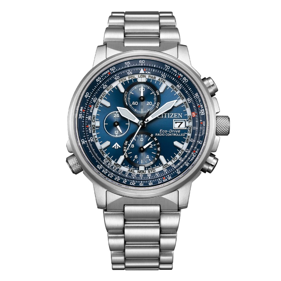 Citizen - Crono Pilot Acciaio AT8300-58L