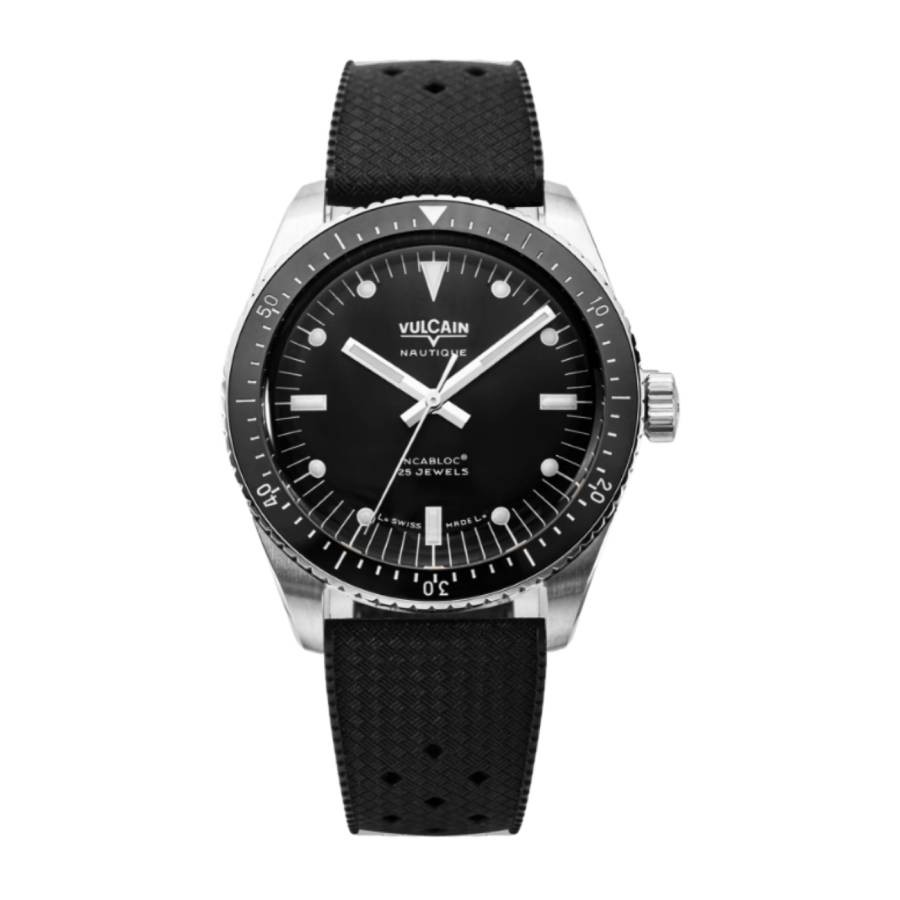 Vulcain - Skindiver Nautique Black 660170B07.BHM286