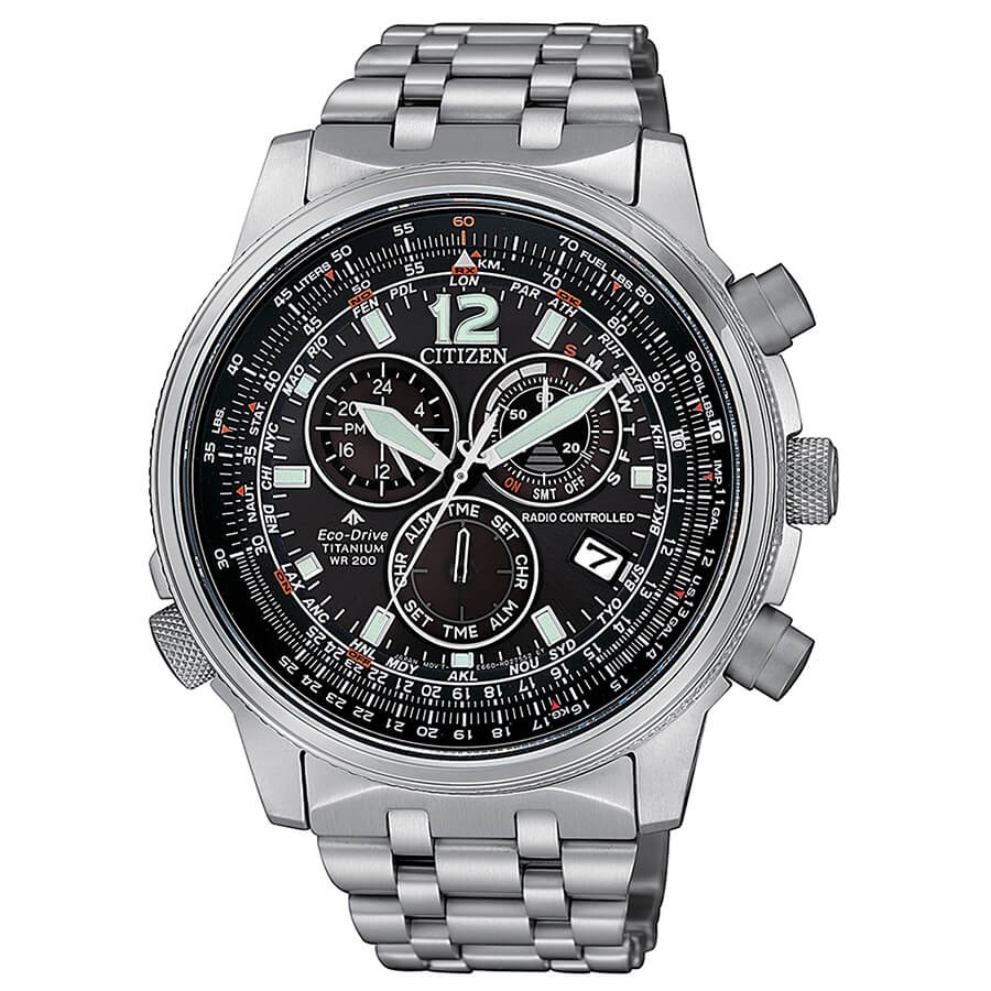 Citizen - Crono Pilot Super Titanio CB5850-80E