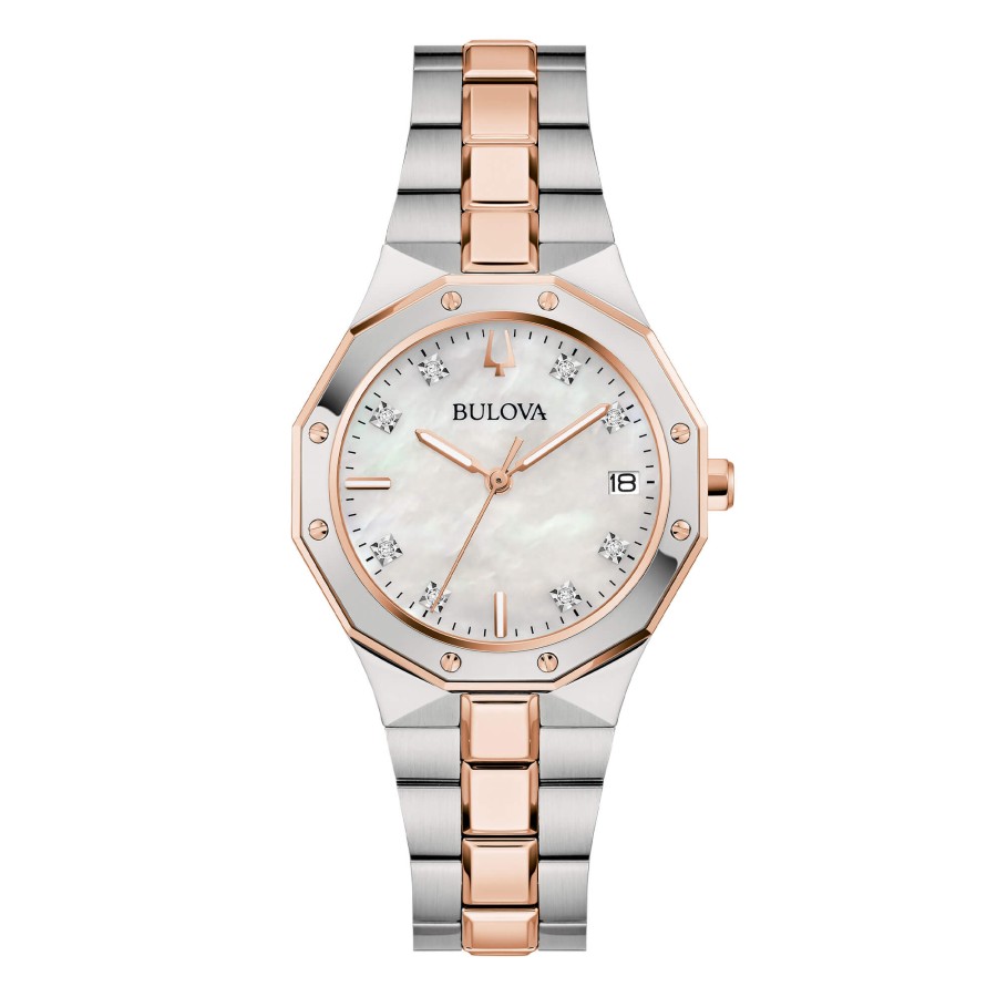 Bulova - Octagon Lady Diamonds 98P235 - Gioielleria Cerbai